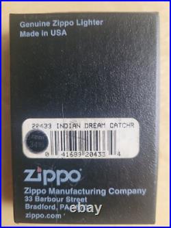 VERY RARE INDIAN DREAM CATCHER BRASS 2005 ZIPPO LIGHTER MINT IN BOX Brand New