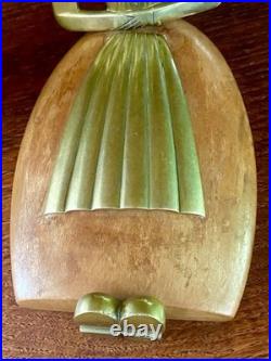 VERY RARE Karl Hagenauer Bookends Tyrol Brass with Wood, 1950s, Unsigned