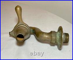 VERY RARE LARGE antique 1912 Thomas Savil and Co. Solid brass spigot spout