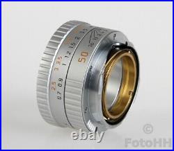 VERY RARE LEICA SUMMILUX-M 11.4/50mm ASPH SILVER LENS BARREL / HERMES EDITION