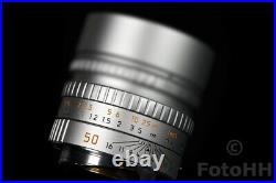 VERY RARE LEICA SUMMILUX-M 11.4/50mm ASPH SILVER LENS BARREL / HERMES EDITION