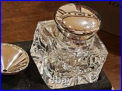 VERY RARE Louis Vuitton crystal inkwell, original box, MINT