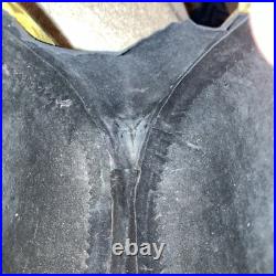 VERY RARE M&J HANSEN Designs Made in USA Art Deco Brass Agate Stones PURSE 19L