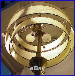 VERY RARE MCM MARBRO HANGING SWAG LAMP MID CENTURY MODERN BRASS BRONZE Lamp