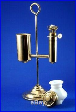 VERY RARE Miniature Brass Student Oil Lamp, H1-102