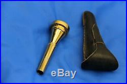 VERY RARE Neill Sanders Contour 17DB. L Trumpet Mouthpiece GOLD Plated MINT