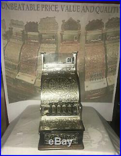 VERY RARE Old REFURBISHED Fine Scroll # 5 Nat'l Brass Candy Store Cash Register