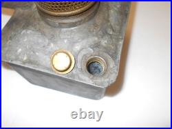 VERY RARE PLUME & ATWOOD Vintage KEROSENE Oil REFLECTOR LAMP Wall Mount
