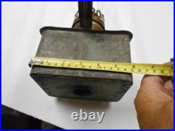VERY RARE PLUME & ATWOOD Vintage KEROSENE Oil REFLECTOR LAMP Wall Mount
