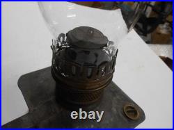 VERY RARE PLUME & ATWOOD Vintage KEROSENE Oil REFLECTOR LAMP Wall Mount