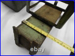 VERY RARE PLUME & ATWOOD Vintage KEROSENE Oil REFLECTOR LAMP Wall Mount