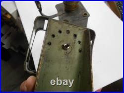 VERY RARE PLUME & ATWOOD Vintage KEROSENE Oil REFLECTOR LAMP Wall Mount