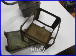 VERY RARE PLUME & ATWOOD Vintage KEROSENE Oil REFLECTOR LAMP Wall Mount