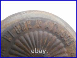 VERY RARE PLUME & ATWOOD Vintage KEROSENE Oil REFLECTOR LAMP Wall Mount
