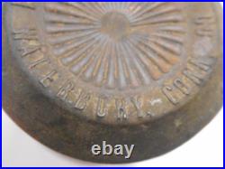 VERY RARE PLUME & ATWOOD Vintage KEROSENE Oil REFLECTOR LAMP Wall Mount