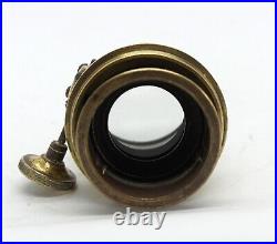 VERY RARE Pathe Freres Paris FAST PETZVAL BRASS LENS F=55 mm F2 COVERS 35 mm
