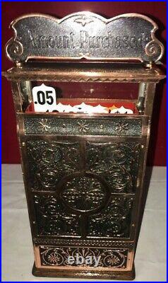 VERY RARE RESTORED MDL #12 Copper-Clad Brass National Candy Store Cash Register