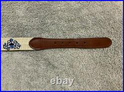 VERY RARE River Oaks Country Club Embroidered Belt Size 38 Smathers & Branson