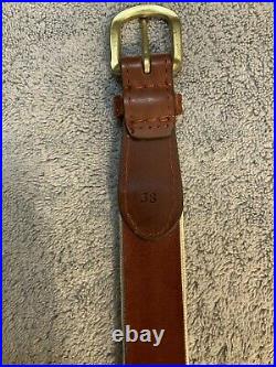 VERY RARE River Oaks Country Club Embroidered Belt Size 38 Smathers & Branson