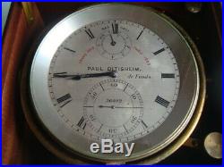 VERY RARE SWISS marine chronometer PAUI DITISHEIM #36402 8 days