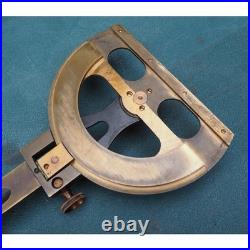 VERY RARE Scottish Long Arm Protractor by Alex Mabon & Sons of Glasgow