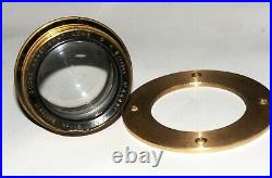 VERY RARE Taylor Hobson Cooke Anastigmat Focus 8 Inch F4.5 Vintage brass lens