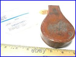 VERY RARE U. S. Civil War Brass Copper Black Army Powder Flask Petersburg VA