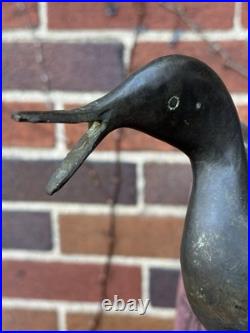 VERY RARE VINTAGE 1970's DON FREEDMAN SIGNED BRONZE BRASS DUCK SCULPTURE MCM