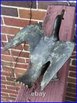 VERY RARE VINTAGE 1970's DON FREEDMAN SIGNED BRONZE BRASS DUCK SCULPTURE MCM