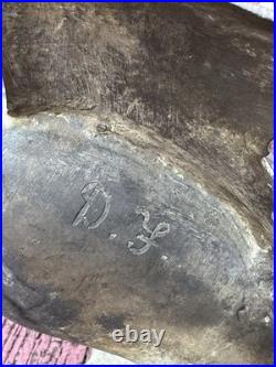 VERY RARE VINTAGE 1970's DON FREEDMAN SIGNED BRONZE BRASS DUCK SCULPTURE MCM