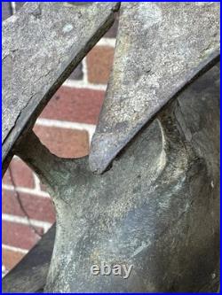 VERY RARE VINTAGE 1970's DON FREEDMAN SIGNED BRONZE BRASS DUCK SCULPTURE MCM