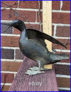 VERY RARE VINTAGE 1970's DON FREEDMAN SIGNED BRONZE BRASS DUCK SCULPTURE MCM