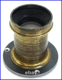 VERY RARE VINTAGE E. MANSE FRENCH BRASS LENS #3 Foc. Dis 20 cm F8 Covers 5x7