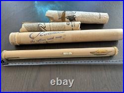 VERY RARE Vintage ROLLKA Map Of Germany Brass Case Pull Down Double sided EUC