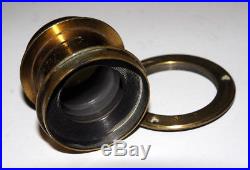 VERY RARE Vintage Rapid-Paraplanat type brass lens covers 13x18