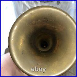 VERY RARE WWI US REGULATION REXCRAFT BRASS BUGLE, With Mouthpiece