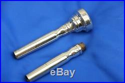 VERY RARE Warburton 3MC 3 MC with 10 and 7 Bottoms Trumpet SILVER Mouthpiece