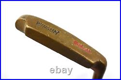 VERY RARE Wilson Winsum Brass Putter Green Head Speed Shaft 35inches