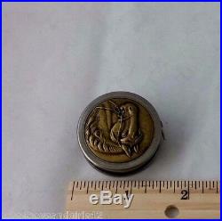VERY RARE brass RELIEF HORSE, TAPE MEASURE NOVELTY