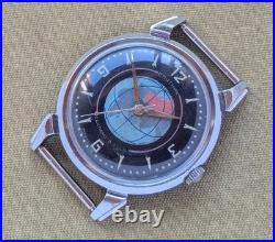 VERY RARE soviet Sputnik by 1MChZ authentic ussr made vintage men's watch