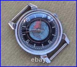VERY RARE soviet Sputnik by 1MChZ authentic ussr made vintage men's watch