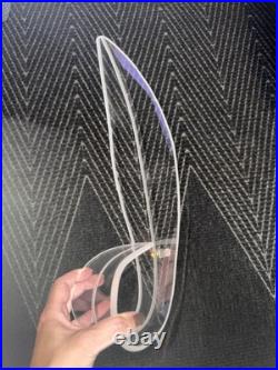 VERY Rare 70s Vintage Flower Calla Lily Lucite/Acrylic Lamp with Brass Base