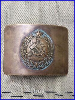 VERY Rare? NKVD GULAG Worker, Belt Buckle Spesh Emblem Brass original 1943