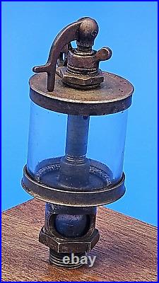 VERY Rare POWELLPOINTER Oiler # 1 1/2 Hit & Miss Gas, or steam Engine 3/8 thread