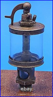 VERY Rare POWELLPOINTER Oiler # 1 1/2 Hit & Miss Gas, or steam Engine 3/8 thread