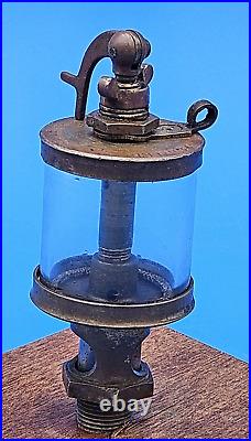 VERY Rare POWELLPOINTER Oiler # 1 1/2 Hit & Miss Gas, or steam Engine 3/8 thread