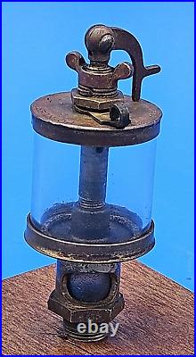 VERY Rare POWELLPOINTER Oiler # 1 1/2 Hit & Miss Gas, or steam Engine 3/8 thread