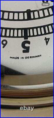 VERY Rare VTG Danish Brass Mariner Barometer made in Germany Needs Repair