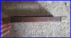 VINTAGE CHINESE ABACUS 105 Beads wood brass with Chinese symbols very rare find