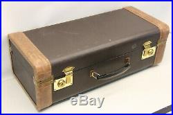 VINTAGE Very Rare OEM Bach Stradivarius Double Trumpet Case with key